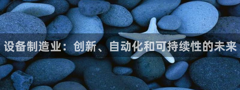 彩神vlll游戏特色：设备制造业：创新、自动化和可持续性的未来