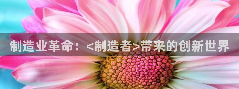彩神赢的钱是哪里来的啊：制造业革命：<制造者>带来的创新世界