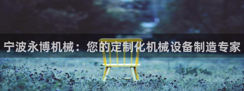 彩神大发cp：宁波永博机械：您的定制化机械设备制造专家