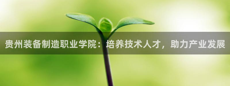 彩神vii官网：贵州装备制造职业学院：培养技术人才，助力产业
