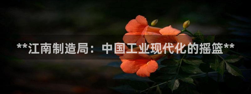 彩神xapp官方网站：**江南制造局：中国工业现代化的摇篮**