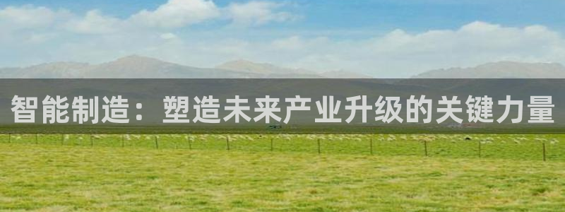 彩神平台可以破解吗：智能制造：塑造未来产业升级的关键力量