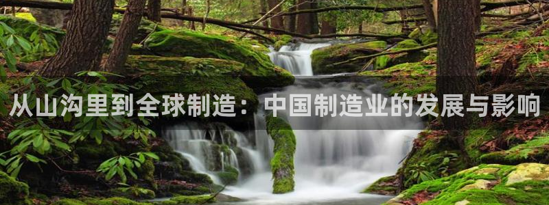 彩神V集团公司：从山沟里到全球制造：中国制造业的发展与影响