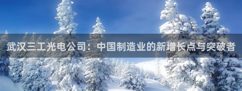 彩神v8手机客户端下载：武汉三工光电公司：中国制造业的新增长点与突破者