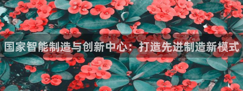 彩神iv是正规平台吗?：国家智能制造与创新中心：打造先进制造新模式