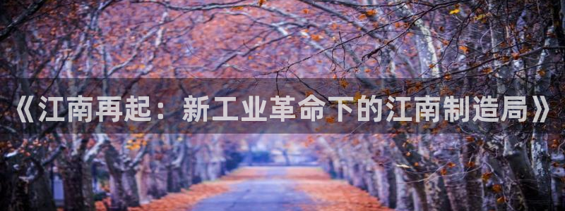 彩神通官网下载：《江南再起：新工业革命下的江南制造局》